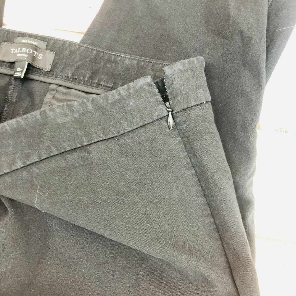 Talbots Chatham Straight Leg Side Zip Pants Sz 12P - Picture 3 of 6